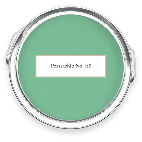 Peastachio No. 118 Green paint tin image