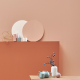 The Donald Peach pale terracotta eco paint room view