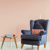 Room painted in Blusher blush pink eco paint