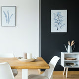 Kitchen painted in Dick Turpin charcoal grey eco paint