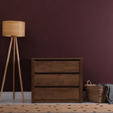 Room painted in Don Burgundy burgundy eco paint