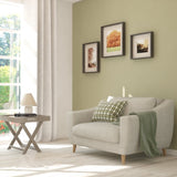 Room painted in Feather Moss green eco paint