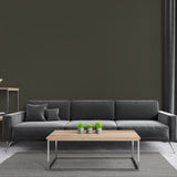 Room painted in Green Shop olive green eco paint