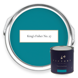Victory Colours King's Fisher No. 27 eco paint with tin