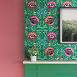 Room painted in Leaping Salmon terracotta eco paint