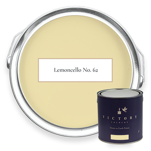 Victory Colours Lemoncello No. 62 eco paint with tin