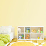 Room painted in Lemoncello yellow eco paint