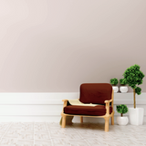 Room painted in Malva soft pink eco paint