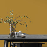 Room painted in Meadow Lilly yellow eco paint