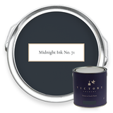 Victory Colours Midnight Ink No. 71 eco paint with tin