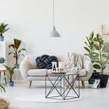 Room painted in Rock Salt architectural grey eco paint