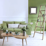 Room painted in Rock Samphire heritage green eco paint