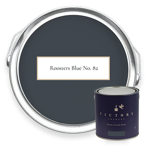 Victory Colours Roosters Blue No. 82 eco paint with tin