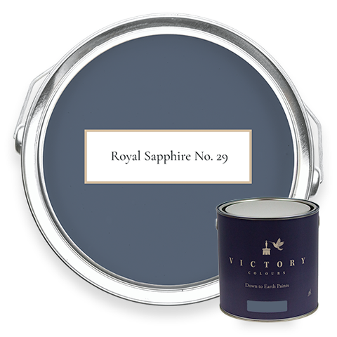 Victory Colours Royal Sapphire No. 29 eco paint with tin