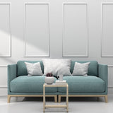 Room painted in Shark Fin pale grey eco paint