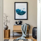 Living room painted in Skylark light beige eco paint