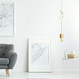 Room painted in Victory White white eco paint