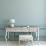 Room painted in Yee Yee mid blue eco paint