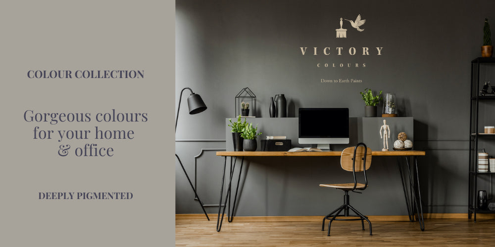 Victory Colours Paint Home Office in Grey Cannonball Paint Home Page