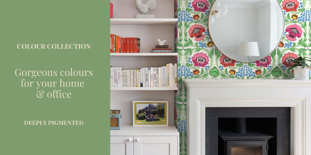 Eco friendly paint and Alice Meadow wallpaper