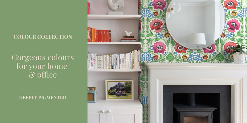 Eco friendly paint and Alice Meadow wallpaper